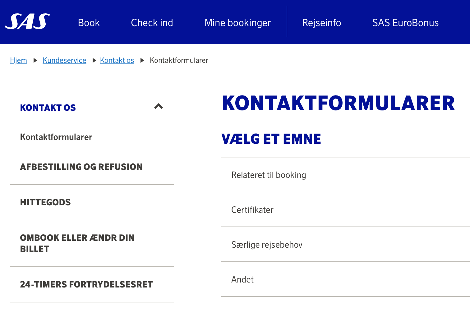 Contact SAS on their website
